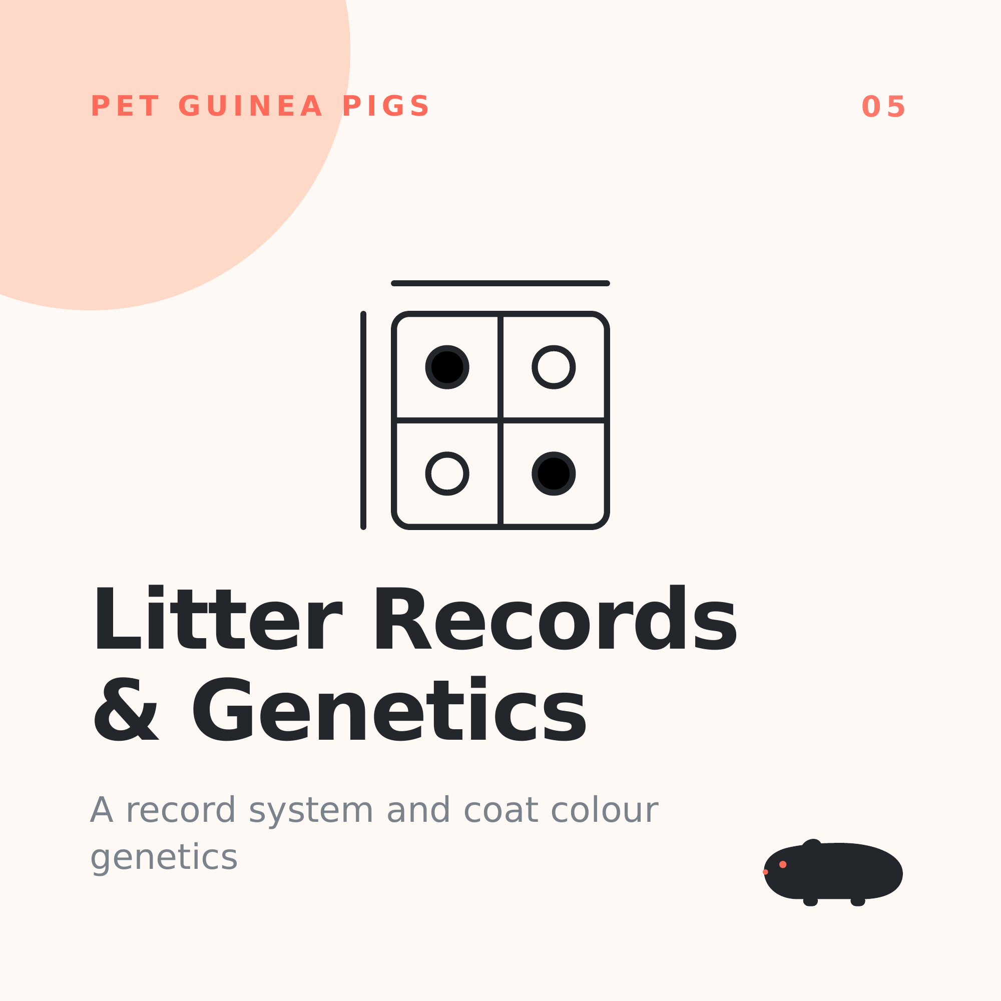 Litter Records &amp; Coat Colour Genetics